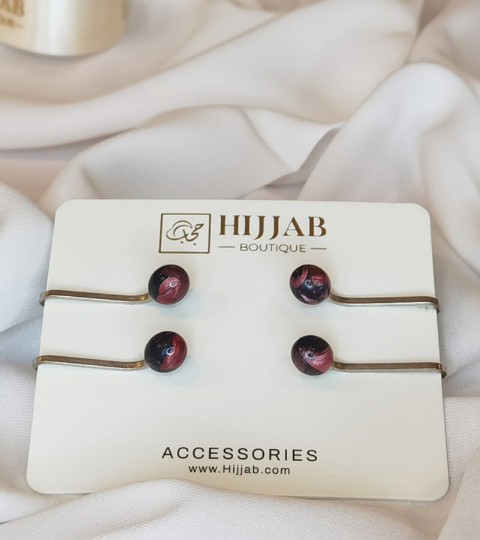 Hijab Accessories - 4 عدد روسری گیره حجاب مسلمان - Turkey