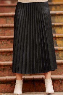 Skirt - Black Hijab Skirts 100338884 - Turkey