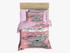 Baby Duvet Cover  - Digital Printed 3d Baby Bedding Set Girl Lilac 100258491 - Turkey