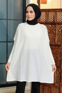 Tunic - Ecru Hijab Tunic 100344913 - Turkey