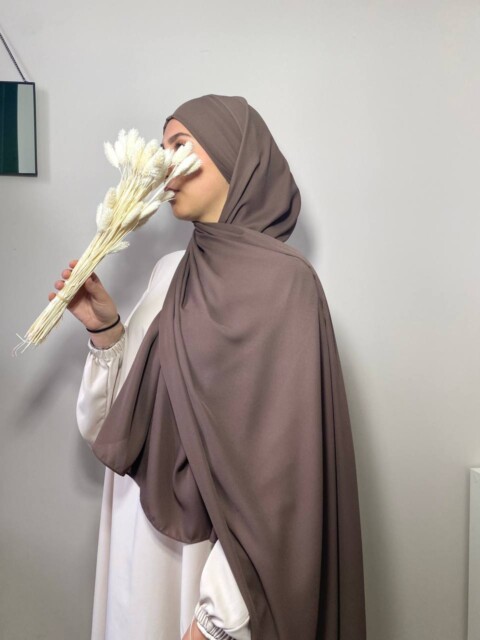 Crepe Premium - Hijab PAE - Marron glacé - Turkey