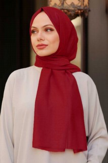 Other Shawls - Châle Hijab Rouge Bordeaux 100339498 - Turkey