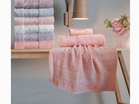 Others Item - Geometry Cotton 6 Pcs Hand Face Towel 100332254 - Turkey