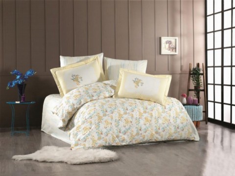 Bed Covers - Dowry Land Roma 4 Piece Bedspread Set Beige Cream 100332064 - Turkey