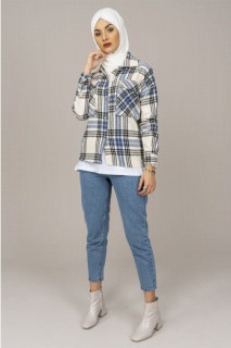 Shirt - Kariertes Holzfällerhemd für Damen 100325607 - Turkey