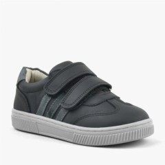 Boy Shoes - Rakerplus Paw Genuine Leather Black Kids Sport Shoes Sneakers 100352491 - Turkey
