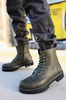 Boots - Men's Boots KHAKI 100341827 - Turkey