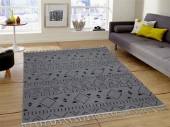 Carpet - Asel Trigon Blue Beige Rectangle Rug 160x230cm 100332658 - Turkey