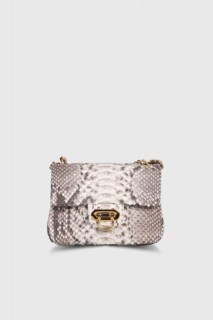 Hand Portfolio - Garni Python Women's Bag With Guard Chain 100345629 - Turkey