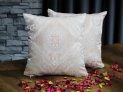 Cushion Cover - Dowry Land Pixarts Chenille 2-pack Pillow Cover Salmon 100331768 - Turkey