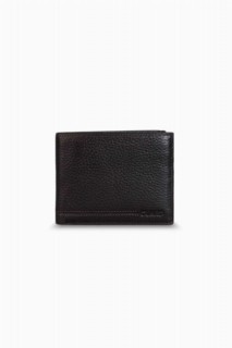 Wallet - Brown Horizontal Leather Men's Wallet 100346289 - Turkey