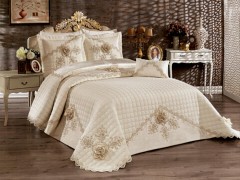 Bed Covers - Couvre-lit de dot Gülperi Crème Crème 100259101 - Turkey