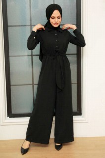 Overalls - Black Hijab Overalls 100340764 - Turkey
