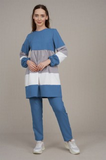 Pajamas - بدلة مزدوجة نسائية بقصة واسعة 100352569 - Turkey