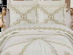Raks French Guipure 7 Piece Blanket Bridal Set Cream 100351630