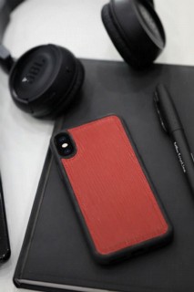 iPhone Case - Red Road Pattern Leather iPhone X / XS Case 100345988 - Turkey