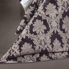Gold Quilted Double Bedspread Cream 100331239