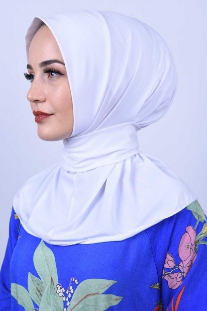 All occasions - Snap Snap Scarf Shawl White 100285607 - Turkey