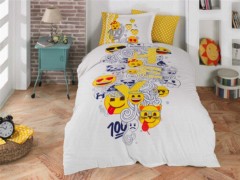 Girl Bed Covers - Emoji Party Kids Duvet Cover Set 100260251 - Turkey