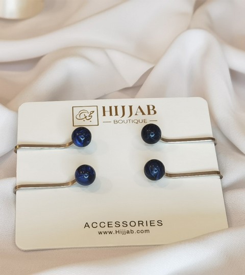 Hijab Accessories - 4 pcs Muslim Hijab Clip Scarf 100298815 - Turkey