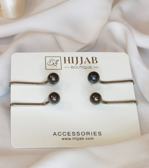 clips-pins - 4 pcs Muslim Hijab Clip Scarf 100298838 - Turkey