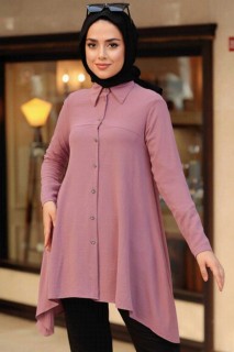 Tunic - Dusty Rose Hijab Tunic 100344889 - Turkey