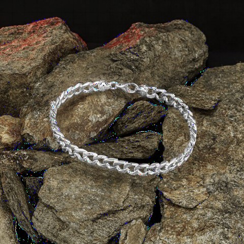 Bracelet - Chain Silver Bracelet 100349900 - Turkey
