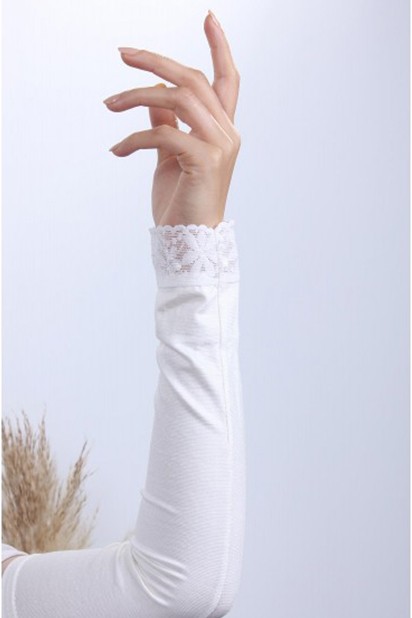 Sleeves Hand - Lace Cuff Ecru 100294108 - Turkey