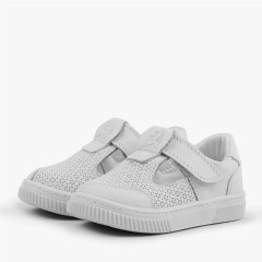 Bheem Genuine Leather White Baby Sneaker Sandals 100352456