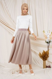 Skirt - Women's Oversized Skirt 100326093 - Turkey
