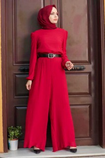 Overalls - Red Hijab Overalls 100337383 - Turkey