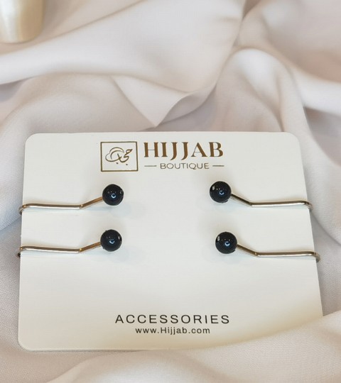 Hijab Accessories - 4 pcs Muslim Hijab Clip Scarf 100298823 - Turkey