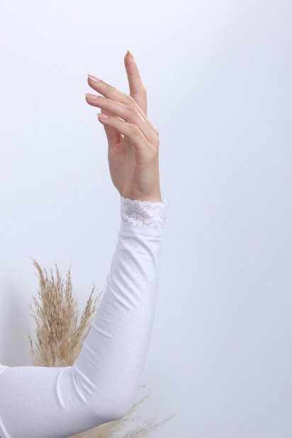 Sleeves Hand - Spitzenmanschette Weiß - Turkey