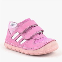 Shoes - Chaussures bébé fille First Step en cuir véritable rose 100316953 - Turkey