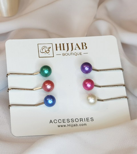 Hijab Accessories - 6 عدد روسری گیره حجاب مسلمان - Turkey