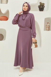 Cloth set - Dusty Rose Hijab Suit Dress 100340458 - Turkey