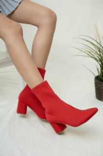 Loyal Red Stretch Boots 100342912