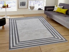 Carpet - Modern Gray Beige Rectangle Rug 160x230cm 100332649 - Turkey