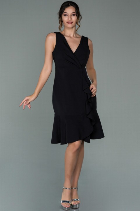 Evening & Party Dresses - Evening Dress Skirt Voluminous Sleeveless Short Plus Size Evening Dress 100298483 - Turkey
