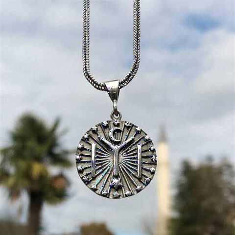 Necklace - Kayı Length Symbol 925 Sterling Silver Necklace 100348276 - Turkey