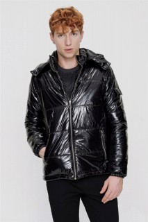 Coat - Men's Black Dynamic Fit Casual Fit Ottawa Quilted Coat 100351271 - Turkey