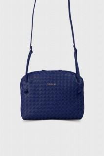 Hand Portfolio - Guard Handmade Damentasche aus marineblauem Leder 100345349 - Turkey