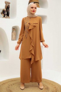 Cloth set - Biscuit Hijab Suit Dress 100332900 - Turkey