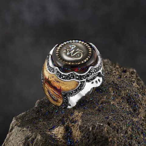 Exclusive Rings - Istanbul Motif No Embroidered Silver Ring 100346571 - Turkey