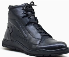 Boots - COMFOREVO CASUAL BOOTS - BLACK - MEN'S BOOTS,Leather Shoes 100325208 - Turkey