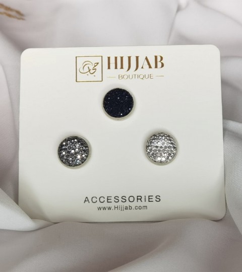 Hijab Accessories - 3 Pcs ( 3 pair ) Islam Women Scarves Magnetic Brooch Pin 100298862 - Turkey