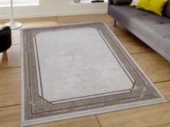 Carpet - سجادة مستطيلة كلاسيكية باللون البيج الكريمي 160x230 سم 100332642 - Turkey
