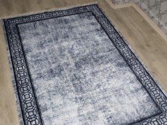 Carpet - Latex Non-Slip Base Digital Print Velvet Carpet Esta Gray 120x170 cm 100330469 - Turkey