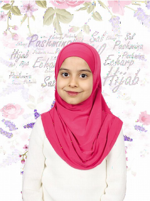 Girls Hijab - Pink - Code: 78-20 100294068 - Turkey