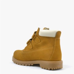 Neson Genuine Leather Children Comfortable Yellow Boots 100352371